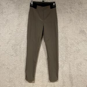 Annette Gortz Trousers Womens EU 34 Olive Green Rolled Hem Pants Casual